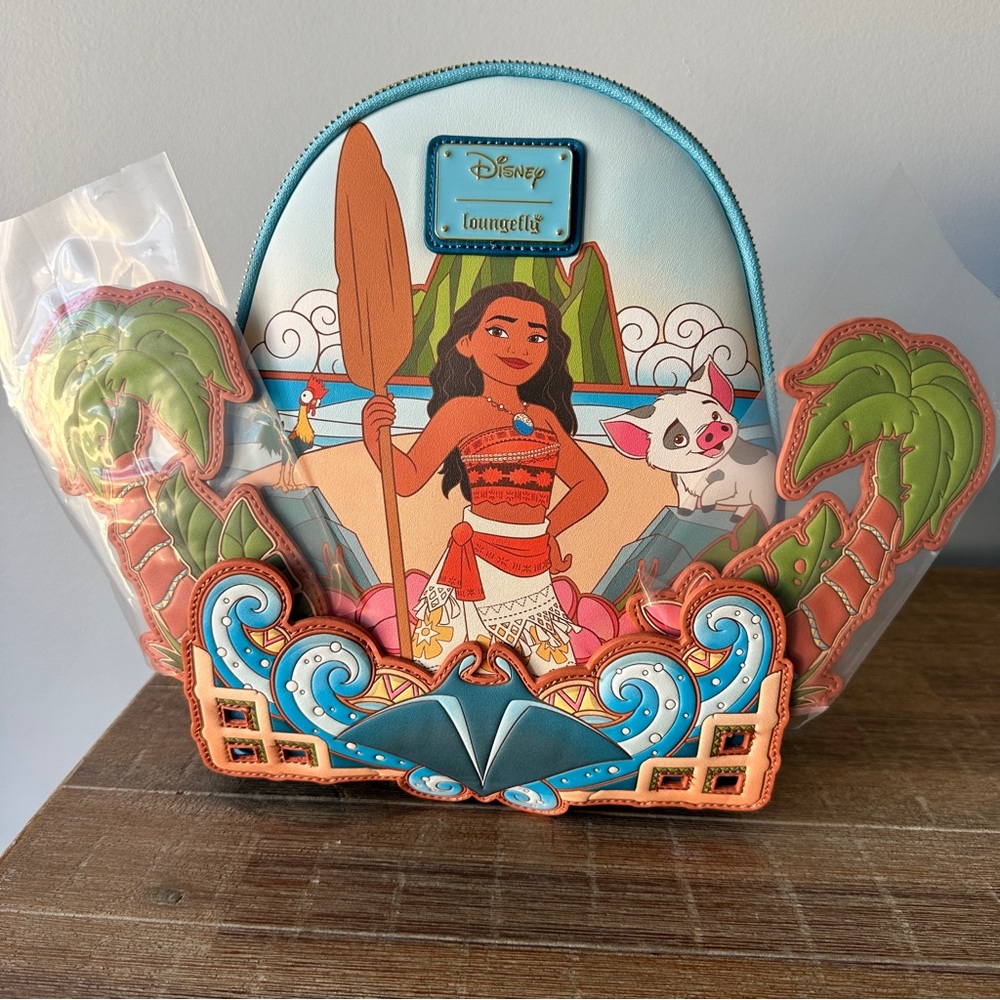 Sold Loungefly Disney Moana of Motunui Mini Backpack NWT